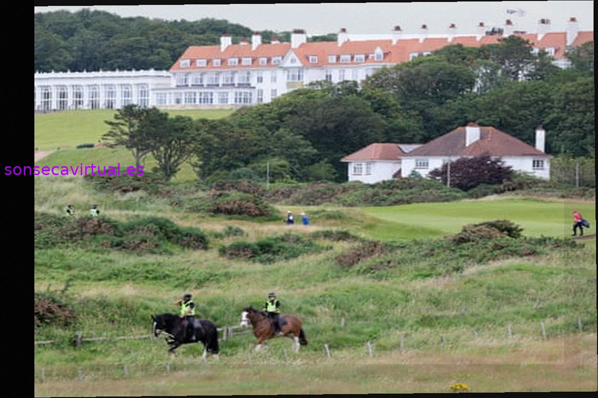 Siete Acusados por Daños en Campo de Golf de Trump en Escocia Alegando Conexión Terrorista