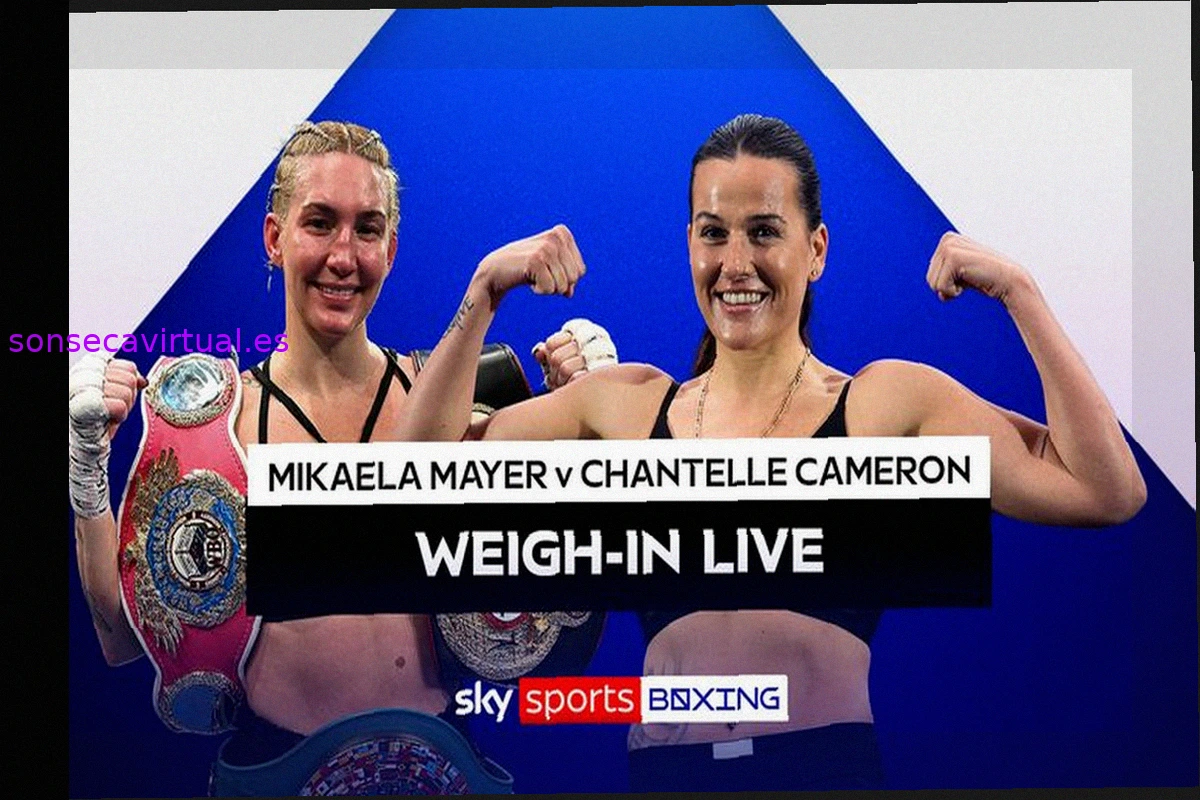 Mayer vs Cameron: Pesaje en vivo para el combate por el título mundial